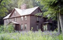 Orchard House is a old historic house in American and once home of Louisa May  Alcott