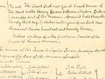 example of a manorial document
