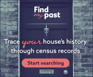 advert for tracing a house history using the census